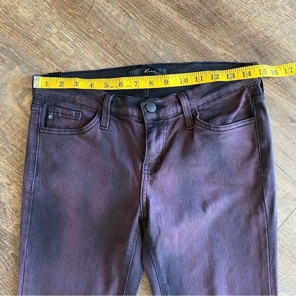 KanCan Jeans Skinny Fit Tie Dye Purple Black 27 Waist Festival - Picture 6 of 8